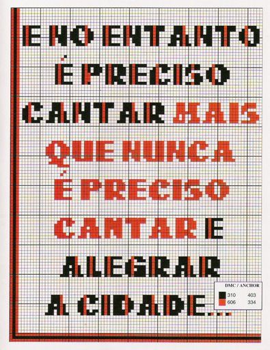 Schema punto croce Frasi Amore 10