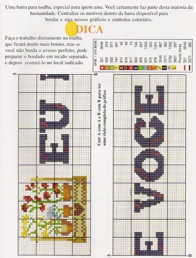 Schema punto croce Frasi Amore 11
