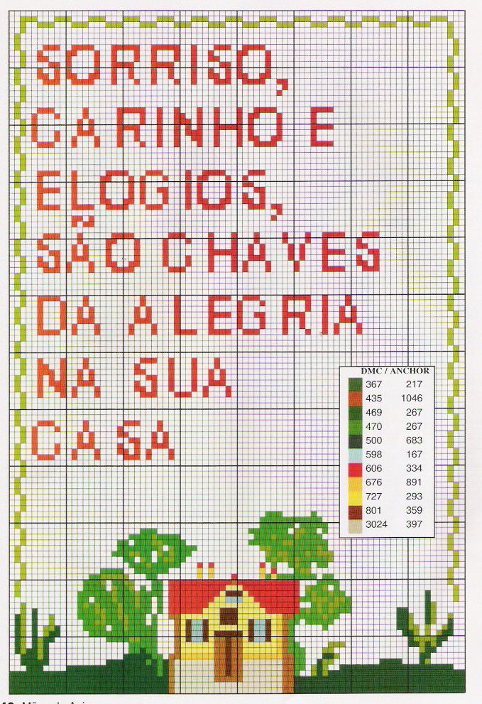 Schema punto croce Frasi Amore 19