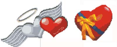 Schema punto croce Reagalo A Cuore 1