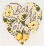 Schema punto croce Cuore Pere 1