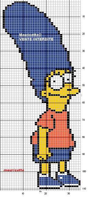 Schema punto croce Mamma