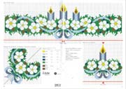 Schema punto croce Tovaglia 236