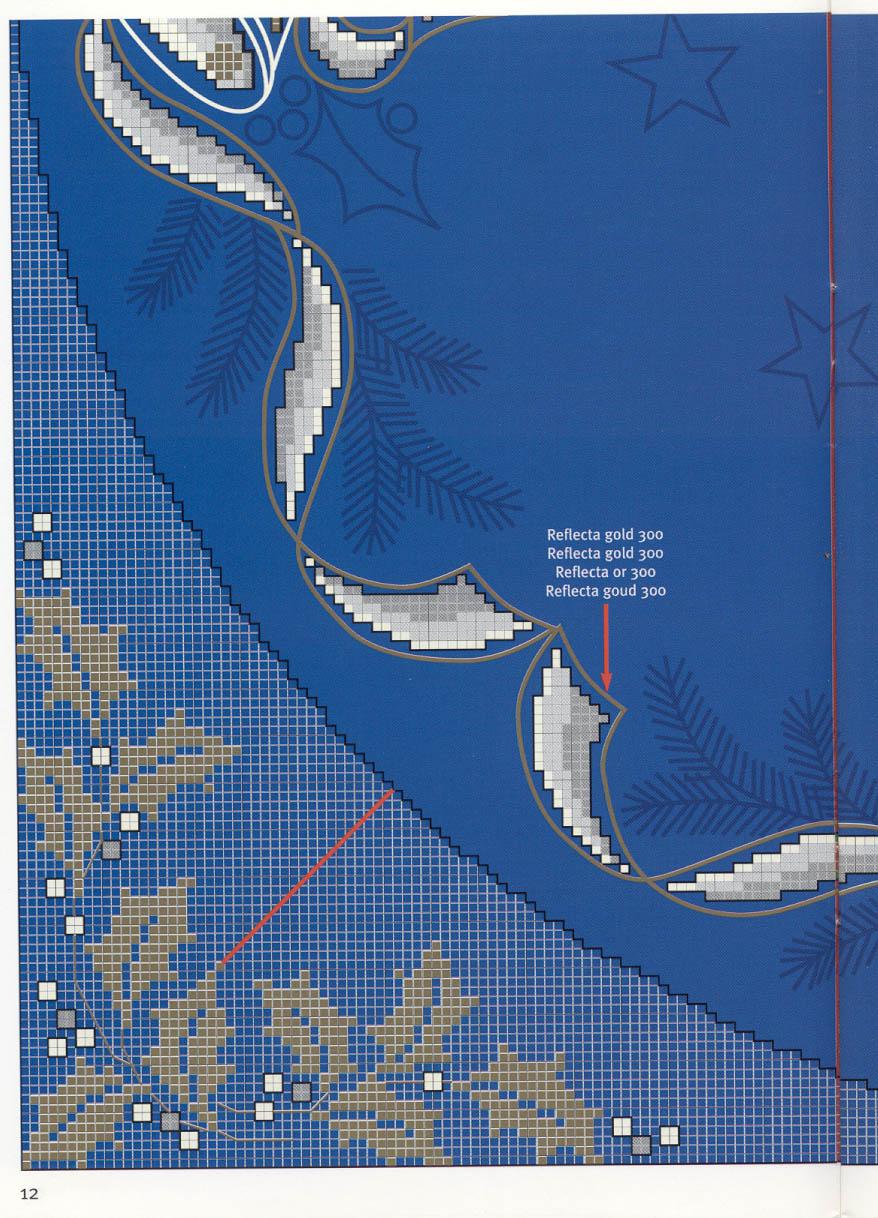 Schema punto croce Tovaglia 52