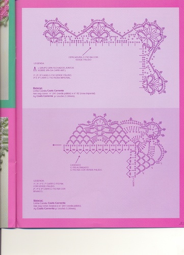 Schema punto croce Bordura 9